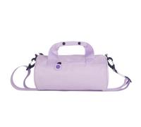 Borsa da palestra leggera con una spalla, da viaggio, sport, danza, fine settimana, in nylon, borsa da nuoto per bambini, borsa per fitness e yoga, Viola, S 28*15*15