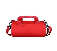 Borsa da palestra leggera con una spalla, da viaggio, sport, danza, fine settimana, in nylon, borsa da nuoto per bambini, borsa per fitness e yoga, Rosso, S 28*15*15