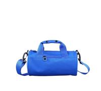 Borsa da palestra leggera con una spalla, da viaggio, sport, danza, fine settimana, in nylon, borsa da nuoto per bambini, borsa per fitness e yoga, Blu, M 33*18*18