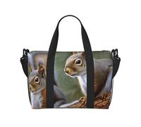 Borsa da palestra Little Squirrel Duffel Bag per uomo donna borsa da viaggio per la notte con scomparto per scarpe borse da allenamento, Piccolo scoiattolo, Taglia unica, Borsone da viaggio