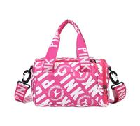 Borsa da palestra - Nylon 9.45x6.3x6.3in Borsa da viaggio leggera e multi-tasca | Design convertibile e compatto, borsone sportivo per palestra, viaggi, ufficio, attività all'aperto, Hot Pink
