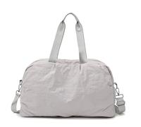 Borsa da palestra Oxford resistente agli strappi di grande capacità con scomparti multipli per sport, viaggi, maternità, borsa da viaggio pratica essenziale, grigio, Bellezza di massa