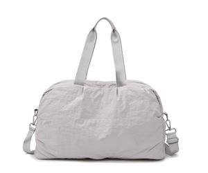 Borsa da palestra Oxford resistente agli strappi di grande capacità con scomparti multipli per sport, viaggi, maternità, borsa da viaggio pratica essenziale, grigio, Bellezza di massa