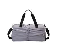 Borsa da palestra Oxford resistente all'acqua con scomparti separati bagnati e asciutti per viaggi e sport, borsa da palestra traspirante per uomini e donne, grigio, Bellezza di massa