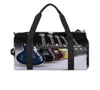 Borsa da palestra per chitarra elettrica, borsa da palestra per donne e uomini, borsa da palestra con scomparto per scarpe, borsa da palestra riutilizzabile, mini borsa da palestra, chitarra elettrica