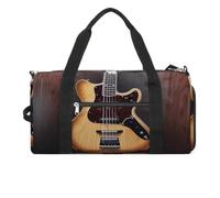 Borsa da palestra per chitarra strumento musicale borsa da palestra per donne uomini zaino borsa da palestra con scomparto per scarpe borsa da palestra riutilizzabile mini borsa da palestra strumento
