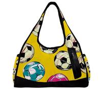 Borsa da palestra per donna,borsa da palestra piccola per uomo,basket colorato e calcio,borsa da notte