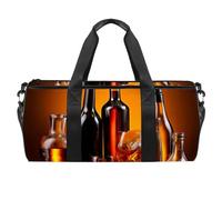Borsa da palestra per donna,borsa da palestra piccola per uomo,bevi vino fotografico,borsa da notte