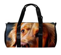 Borsa da palestra per donna,borsa da palestra piccola per uomo,cane golden retriever,borsa da notte