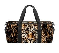 Borsa da palestra per donna,borsa da palestra piccola per uomo,classica stampa leopardata,borsa da notte