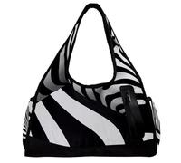 Borsa da palestra per donna,borsa da palestra piccola per uomo,Strisce zebrate,borsa da notte