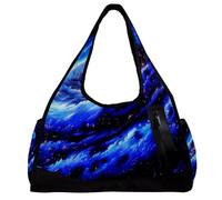 Borsa da palestra per donna,borsa da palestra piccola per uomo,vortice dello spazio della natura cosmica,borsa da notte