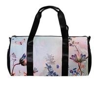 Borsa da palestra per donne e uomini, borsa da palestra per uomini, borsa da allenamento, borsone da viaggio per donne, dente di leone floreale floreale, Motivo 1096, 45x23x23cm(17.7x9x9in)