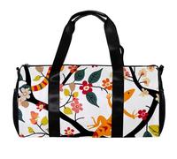 Borsa da palestra per donne e uomini, borsa da palestra per uomini, borsa da allenamento, borsone da viaggio per donne, dente di leone floreale floreale, Motivo 1098, 45x23x23cm(17.7x9x9in)