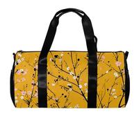 Borsa da palestra per donne e uomini, borsa sportiva, borsa da allenamento, borsa tote per viaggi, allenamento, pastorabile primavera pianta dente di leone vintage, Motivo 6703, 45x23x23cm(17.7x9x9in)