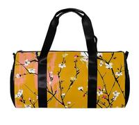 Borsa da palestra per donne e uomini, borsa sportiva, borsa da allenamento, borsa tote per viaggi, allenamento, pastorabile primavera pianta dente di leone vintage, Motivo 6706, 45x23x23cm(17.7x9x9in)