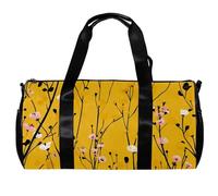 Borsa da palestra per donne e uomini, borsa sportiva, borsa da allenamento, borsa tote per viaggi, allenamento, pastorabile primavera pianta dente di leone vintage, Motivo 6704, 45x23x23cm(17.7x9x9in)