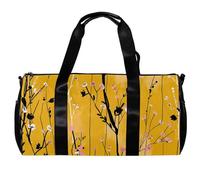 Borsa da palestra per donne e uomini, borsa sportiva, borsa da allenamento, borsa tote per viaggi, allenamento, pastorabile primavera pianta dente di leone vintage, Motivo 6705, 45x23x23cm(17.7x9x9in)