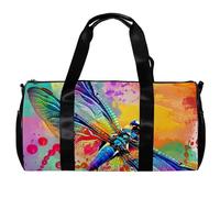 Borsa da palestra per donne e uomini, borsa sportiva, borsa da palestra da donna, borsa da weekender, borsa da notte, guarda il mondo in modo diverso, Motivo 3174, 45x23x23cm(17.7x9x9in)