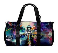 Borsa da palestra per donne e uomini, borsa sportiva, borsa da palestra da donna, borsa da weekender, borsa da notte, guarda il mondo in modo diverso, Motivo 3173, 45x23x23cm(17.7x9x9in)