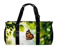 Borsa da palestra per donne e uomini, borsone, borsa da palestra per donne, borsa tote per viaggi, allenamento, fiori viola lavanda pastorabile vintage, Motivo 2777, 45x23x23cm(17.7x9x9in)