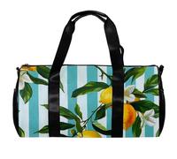 Borsa da palestra per donne e uomini, borsone da allenamento, borsa per sport, palestra, nuoto, foglia di palma verde tropicale, Fantasia 1897, 45x23x23cm(17.7x9x9in)
