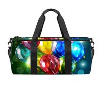 Borsa da palestra per donne e uomini, borsone da uomo, borsa da palestra da donna, borsa da palestra per nuoto, buon compleanno gufo cartone animato, Motivo 2113, 45x23x23cm(17.7x9x9in)