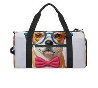 Borsa da palestra per uomini e donne, con morbido papillon per cani e animali domestici, borsa da palestra impermeabile, grande borsa da viaggio per allenamento