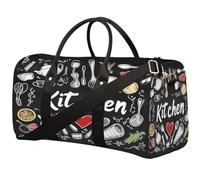 Borsa da palestra per uomini e donne, con motivo a gesso, da viaggio, pieghevole, impermeabile, leggera, da portare con sé, per allenamento in ospedale