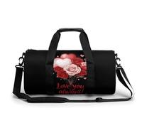 Borsa da palestra piccola con tracolla San Valentino ti amo per uomo e donna