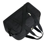 Borsa da palestra piccola da viaggio semplice allenamento fitness pernottamento cabina weekend per uomini e donne bagagli weekend fitness palestra per adulti, Colore: nero., Taglia unica