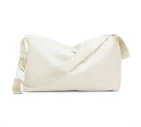 Borsa da palestra pieghevole impermeabile borsone per yoga, nuoto, separazione bagnata e asciutta, borsa da viaggio per il tempo libero borsa sportiva da donna, bianco, 38*21*23cm, Borsone da viaggio