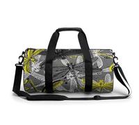 Borsa da palestra portatile colorata con libellule luminose per donne e uomini borsa da viaggio per sport stampa borsa da palestra divertente borsa da yoga