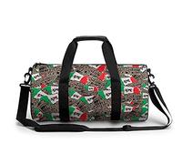 Borsa da palestra portatile con bandiera italiana Colosseo Roma per donne e uomini borsa da viaggio per sport stampa borsa da palestra divertente borsa da yoga
