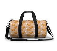 Borsa da palestra portatile con gamba di pollo deliziosa per donne e uomini borsa da viaggio per sport stampa borsa da palestra divertente borsa da yoga