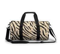 Borsa da palestra portatile con motivo a pelle di tigre per donne e uomini borsa da viaggio per sport borsa da palestra divertente borsa da yoga