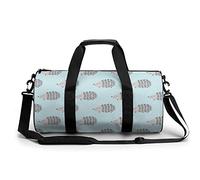 Borsa da palestra portatile con riccio carino per donne e uomini borsa da viaggio per sport stampa borsa da palestra divertente borsa da yoga