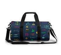 Borsa da palestra portatile con simbolo scientifico formula matematica per donne e uomini borsa da viaggio per sport stampa borsa da palestra divertente borsa da yoga