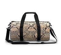 Borsa da palestra portatile con stampa pitone serpente per donne e uomini borsa da viaggio per sport stampa borsa da palestra divertente borsa da yoga