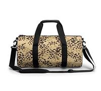 Borsa da palestra portatile in pelle di leopardo per donne e uomini borsa da viaggio per sport stampa borsa da palestra divertente borsa da yoga