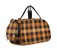 Borsa da palestra quadrata per bambini, con scomparto per scarpe, grande capacità, per il fine settimana, la notte, per viaggi, nuoto, danza, balletto