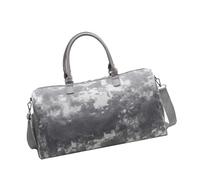 Borsa da palestra resistente all'acqua di grande capacità borsa da notte scomparto per scarpe per brevi viaggi aerei e uso quotidiano borse da viaggio da donna a mano, grigio, Bellezza di massa