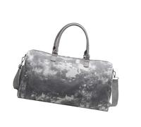 Borsa da palestra resistente all'acqua, grande capacità, borsa da notte con scomparto per scarpe per brevi viaggi aerei e uso quotidiano, borse da viaggio leggere, grigio, Bellezza di massa