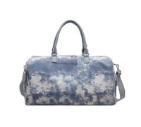 Borsa da palestra resistente all'acqua, grande capacità, borsa per la notte, scomparto per scarpe, per viaggi brevi e aerei e uso quotidiano, borsone da viaggio resistente all'acqua, Blu, Bellezza di