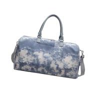 Borsa da palestra resistente all'acqua, grande capacità, borsa per la notte, scomparto per scarpe, per viaggi brevi in aereo e uso quotidiano, borsa per ospedale maternità, Blu, Bellezza di massa