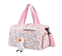 Borsa da palestra sportiva da donna, con separazione asciutto-bagnato, grande capacità, borsa da palestra per donne, scomparto per scarpe, borsa per gli appassionati di nuoto per asciugamani, vestiti,