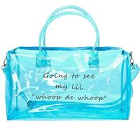 Borsa da palestra trasparente da donna, borsa da palestra trasparente, borsa da viaggio, borsa da allenamento, borsa da viaggio, impermeabile, colori pastello, Blue-A, Borsa da palestra trasparente da