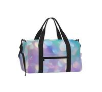 Borsa da palestra viola brillante per uomo e donna, borsone da viaggio Galaxy Weekend con scomparto per scarpe, resistente all'acqua, per sport durante la notte, danza, yoga, borsone da portare con sé