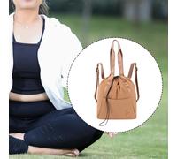 Borsa da palestra, zaino casual sportivo con tasca frontale, chiusura a