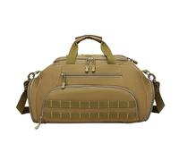 Borsa da palestra - Zaino Weekend - Borsa a tracolla portatile resistente all'acqua 45 l, grande capacità con scomparto per scarpe per allenamento, viaggi, palestra, campeggio all'aperto